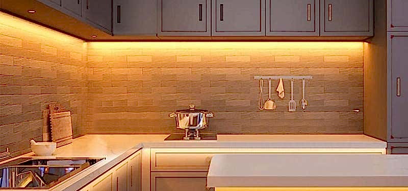 Mutfak Dolabı Aydınlatma Fikirleri 2 Mutfak Dolabı Aydınlatma Fikirleri