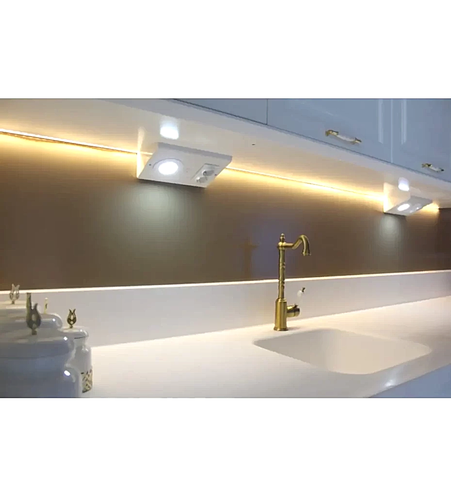 Mutfak Dolabı Aydınlatma Fikirleri 7 Mutfak Dolabı Aydınlatma Fikirleri